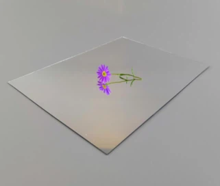 Acrylplaat met éénzijdige spiegel