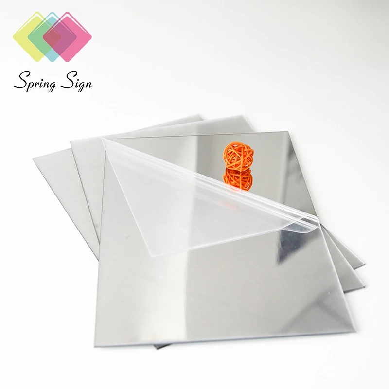 Silver Mirror Acrylic Sheet